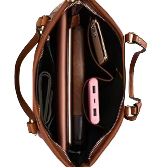 MIA K COLLECTION • MKF Delma Crossbody Tote Bag Handbag Purse Shoulder Satchel - Picture 4 of 8